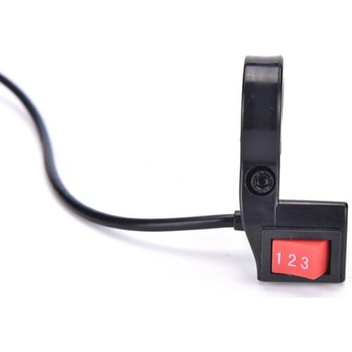 New 22mm 7/8in Electric 3 Speed Module Handlebar Switch Shift for Motorcycle E-bike Scooter Motorcycle Switch