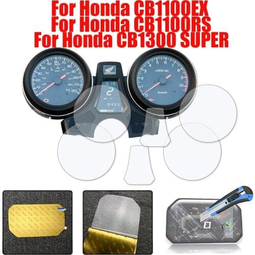 For Honda CB1100EX CB1100RS CB1100 EX RS CB1300 SUPER 2014-2020 2019 Motorcycle Cluster Scratch Protection Film Screen Protector