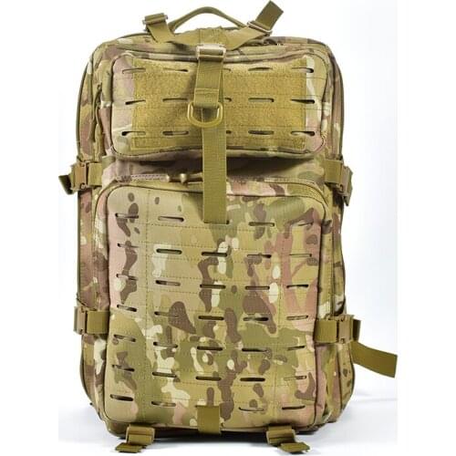 Bucksgear Tactical Gears Supplier 45l Laser Cut Molle System Rucksack Large Storage Outdoor Camping Military Assault Backpack