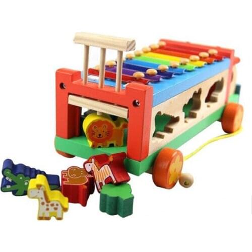 Noise Maker Classic Toys baby toy animals truck 8 scales piano baby toys montessori toys montessori educational wooden toys sale
