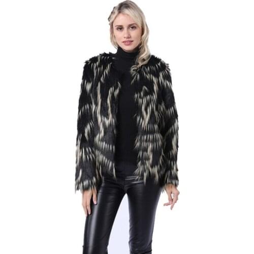 S-4XL Large Size Brand Runway Wool Fur Coat Women Gradient Color Fur Coat Ladies Casual Modis Real Woolen Fur Jackets Women