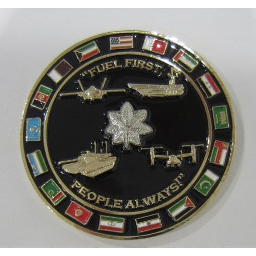 With big discount aviation military coin Fashion black nickel paint coin