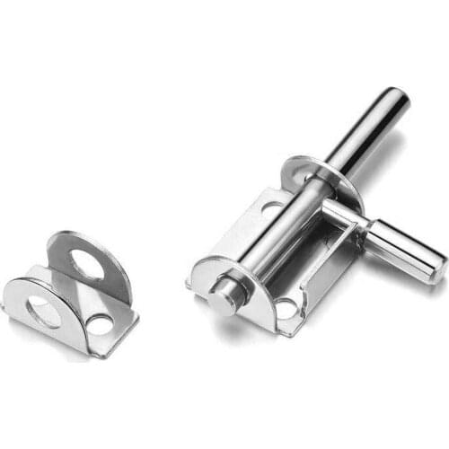 1Pc Slide Bolt Gate Latch Heavy Duty Safety Gate Latch Steel Bolts Barrel Door Door Bolt Lock Window Latch D0I1