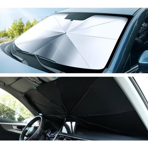Car Front Windshield Sunshade Covers Auto Umbrella UV Protection Interior Windscreen Sun Shade Cover