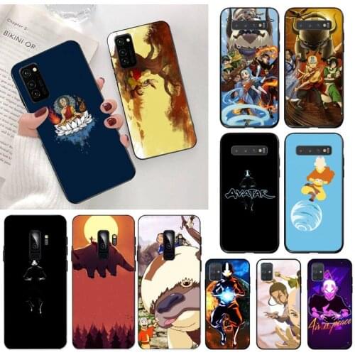 YJZFDYRM avatar the last airbender Silicone Black Phone Case for Samsung S20 plus Ultra S6 S7 edge S8 S9 plus S10 5G lite 2020