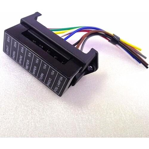 8-way cord fuse holder car fuse box car accessories