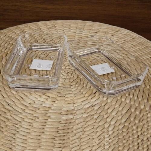Acrylic Transparent Soap Dish Home Bathroom Hotel Soap Holder Storage Box Portable Drop Resistance Box Free Installation