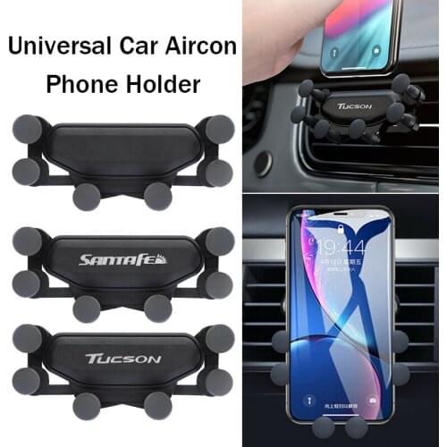 Car Accesories Universal Car Aircon Phone Holder for IPhone Samsung Huawei for Hyundai Tucson Santa Fe