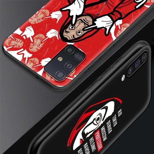 Money Heist House Paper For Samsung Galaxy A50 A70 A30 A40 A10 A20E A20S A10S 10E A60 A70S A80 A90 5G Cell Phone Soft Case Capa