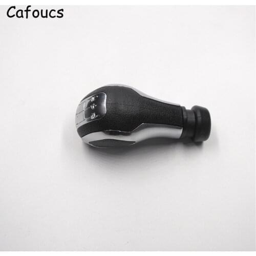 Cafoucs Car 5 Speed Gear Shift Knob Handle For Peugeot 206 207 307 408 508 3008 For Citroen C2 C5 C4L Parts