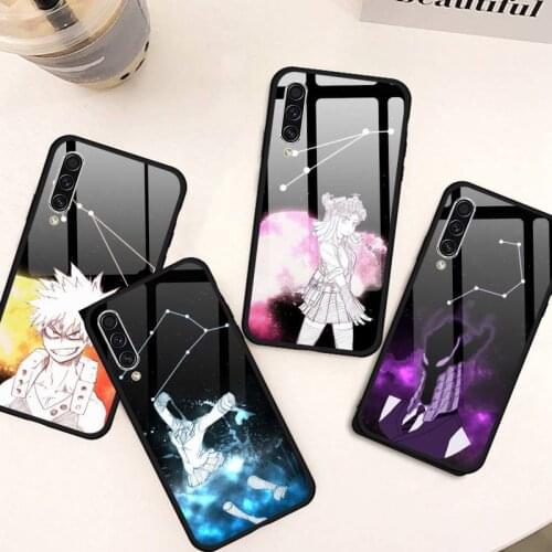 My hero academia lgbt Phone Case Tempered glass For Samsung S10 S20 plus Ultra E note8 note9 note10 pro