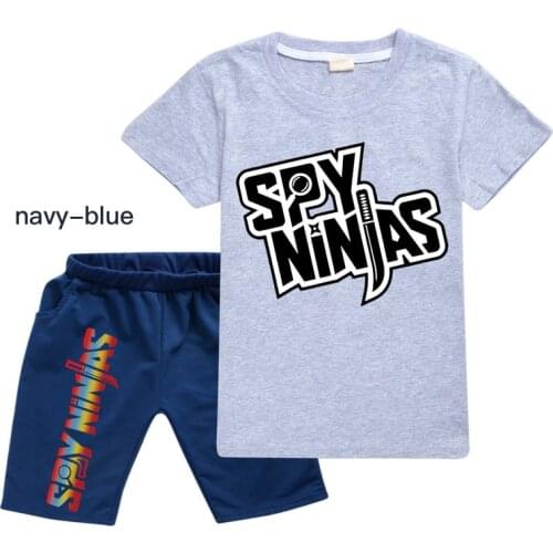 SPY NINJA Boys Short Sleeve T Shirt Cotton Baby Clothes Baby Girl Outfit comfortable Clothing Tshihrt Short Pants Suit Tops