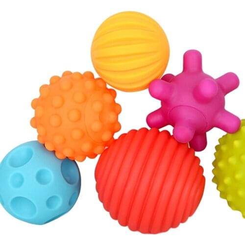 Baby Textured Balls TPU Children Massage Grasping Skills Gifts