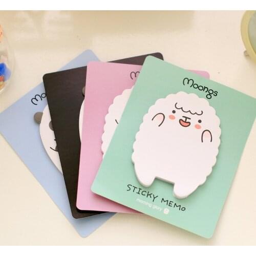 DL BF72 sticky paper lamb and little bear creative cartoon lovely N sticker this convenience sticker Stationery for office