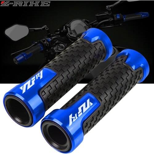 For YAMAHA YZF R1 YZF-R1 R1M R1S 1999 2000 2001 2002 2003 2004 2005-2020 Motorcycle handlebar grips end handle grips YZF R1 LOGO