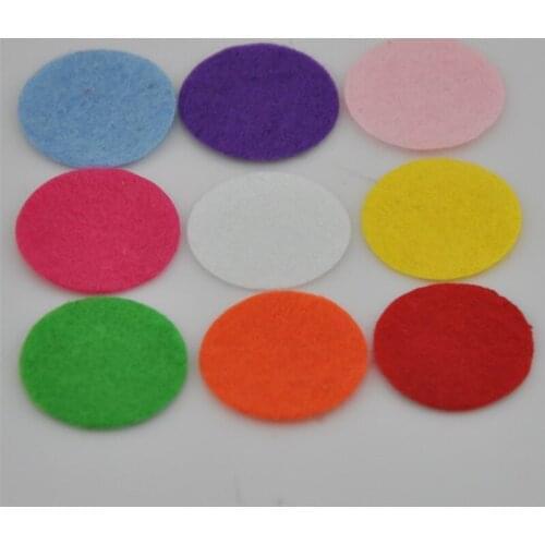 Felt 25mm Circle Appliques - Mix Free Shipping pick color F09