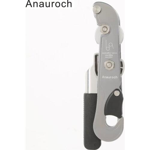Anauroch Outdoor Rock Climbing Descent device STOP Handle-Control Abseiling Device Downhill Descender Rappelling