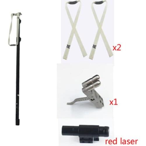 New outdoor hunting high power shooting slingshot high quality high quality latex rubber band retractable folding 2020