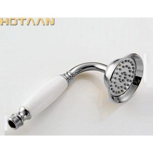Retail & Wholesale Solid Copper Chrome Plated Handheld Shower Luxury Batnroom Hand Shower Head with Ceramic YT-5191-C