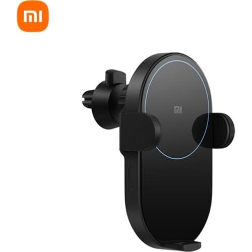 Xiaomi Mi Qi Car Wireless Charger 20W Auto Pinch with smart Infrared Sensor Fast Charging Car Phone Holder