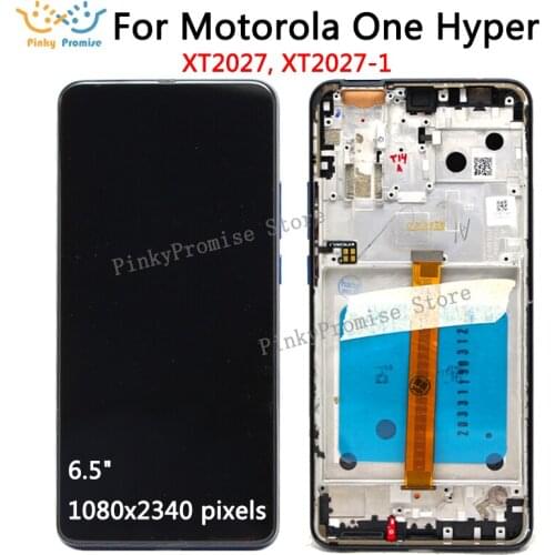 Original For For Motorola Moto One Hyper LCD Display Touch Screen Digitizer Assembly For MOTO OneHyper XT2027 lcd Display Screen