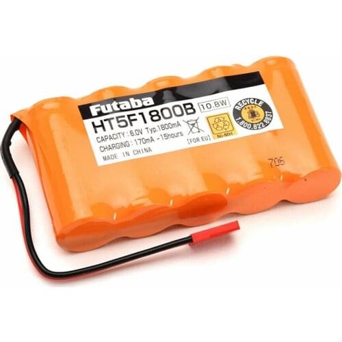 Original Futaba HT5F1800B NiMH Transmitter Battery 6.0V 1800mAh Hi-MH for 16SZ T14SG 4PKS 4PLS 4PX Remote Control