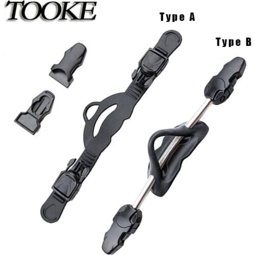 One pair Stainless Steel Fin Strap Durable Snorkeling Flippers Strap Swimming Fin Quick Release Diving Adjustable Training