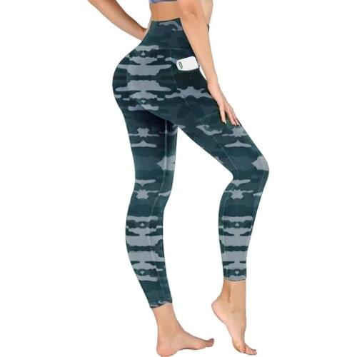 Women Yoga Leggings Floral High Waist Tummy Control Hip Lift Push Up Seamless Gym Fitness Stretchy Workout Slim Jogger Pants