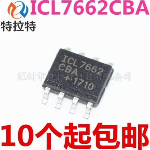 10pcs/lot Brand New & Original Icl7662cba + T Sop8 Switching Voltage Regulator Semiconductor Voltage Converter
