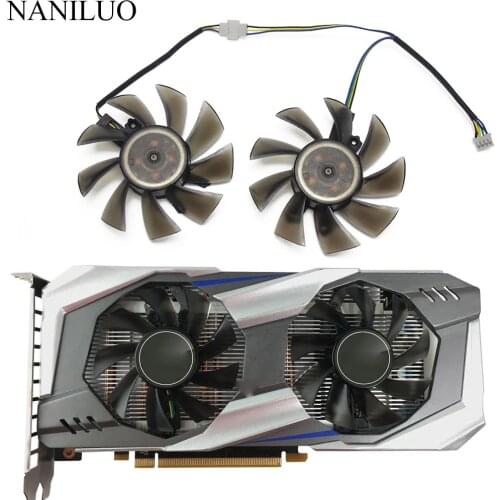 2PCS/lot P106 GA82S2H For GALAX GTX1060 Cooler Fan For KFA2 GeForce GTX 1060 OC Graphics Cards as replacement Fan