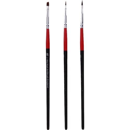 3Pcs Nail Art Painting Pen Set Nail Gel Polish Beauty Nail Polish Pen Tools