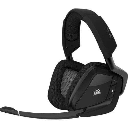 Corsair Void RGB Elite Wireless Premium Gaming Headset with 7.1 Surround Sound PS5 and PS4 Carbon for PC