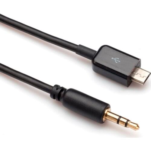 C Audio output cable, SinLoon micro USB to 1/8 stereo 3.5mm audio car AUX cable for Samsung Galaxy S3 i9300 S2 i9100 i9220