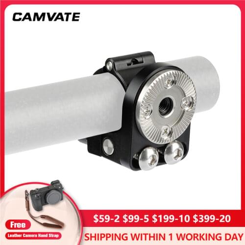 CAMVATE 25mm Single Rod Clamp With Standard ARRI Rosette Connecting Mount &Centre M6 Female Thread For DJI Ronin-M, freefly MOVI