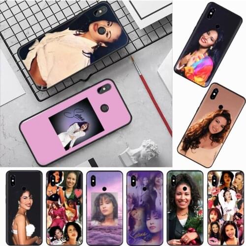 American singer selena quintanilla Phone Case For Xiaomi Redmi note 7 8 9 t k30 max3 9 s 10 pro lite