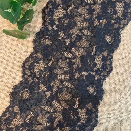 Black width about 18 cm more elastic lace lace lace lace underwear lace lace lace lace African lace fabric