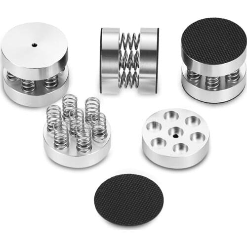 Douk Auido 4PCS Aluminum Spring Float Isolation Stand Speakers Spikes for HiFi CD Players Amplifier Accessories