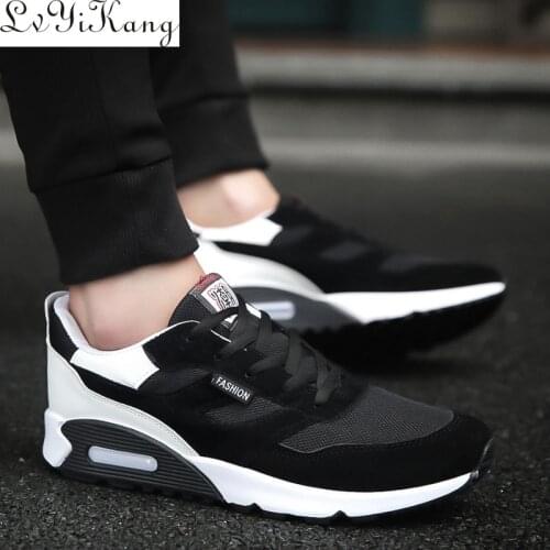 2019 Autumn Male Flats Ultra-Light Mens Casual Shoes Air Mesh Breathable Man Vulcanize Shoes Athletic Fashion Sneakers Plus 44