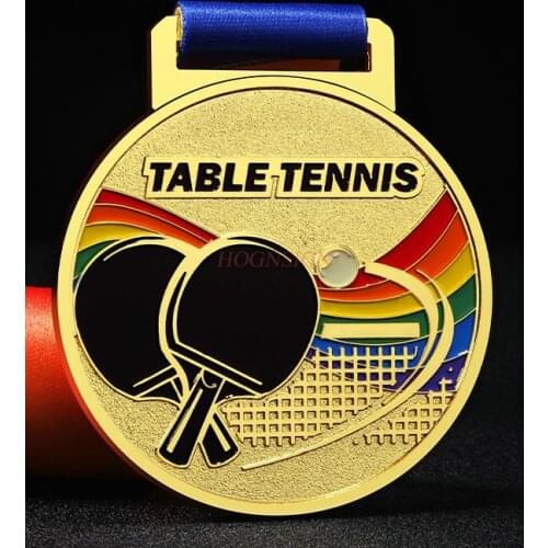 Table Tennis Medal Childrens Gold Medal Championship Medal Football Badminton Memorial 2021