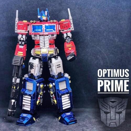 MU 3D Metal Puzzle Art Model G1 Classic Robot Model Kits DIY 3D Laser Cut Assemble Jigsaw Toys GIFT For Children Adults