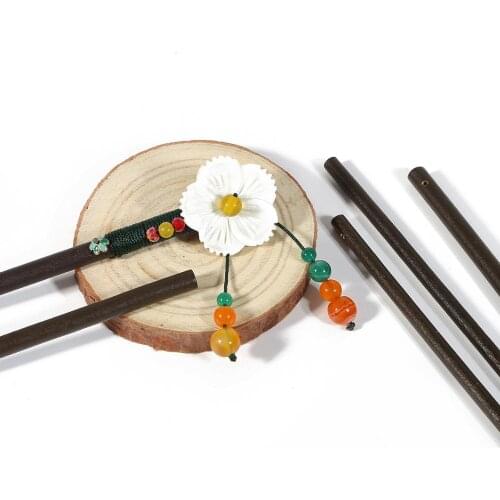 Fashion Vintage Style Hibiscus Hair Sticks Women Hairpin Headwear Fashion Hair Accessory Jewelry Accessories