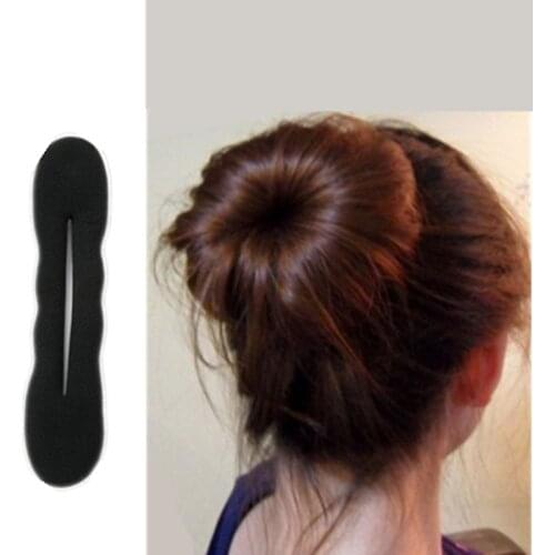 Fashion Hair Fast Bun Magic Foam Sponge Hair Tools Plate Donut Bun Maker Former Twist Tool Styling #762