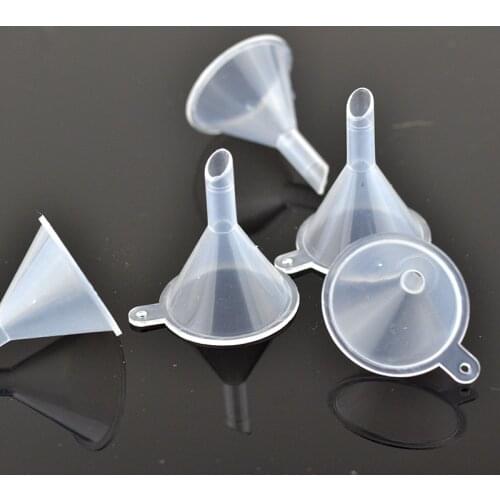 Small PP Packaging Funnel Perfume Oil Pure Dew Distribution Perfume Dispensing Tools Plastic Mini funnel 1000PCS/LOT