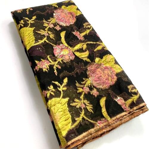 2021 New Design Brocade Fabric Latest High Quality French Lace Fabric African Nigerian Jacquard Lace Fabric For Party VVH4963