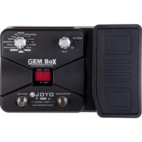 JOYO GEM BOX Multi Effects Processor Floor Multi-effects Pedal 60 Effects and Footswitch For Guitar Accessories Music