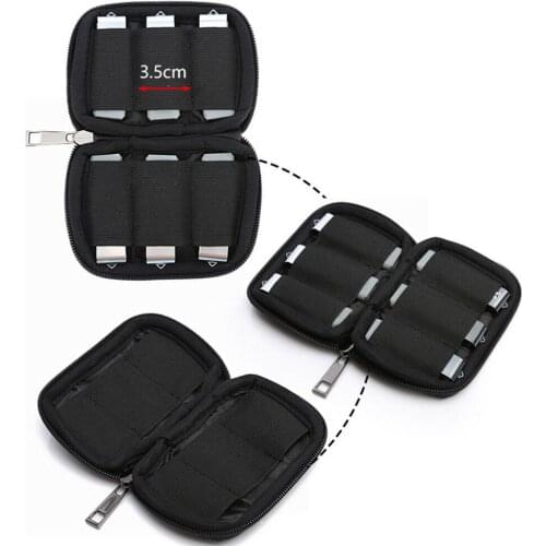 Durable Protective Case U Disk Holder USB Flash Drives Organizer Case Household Storage Bag Portable Travel USB Zipper Dustproof