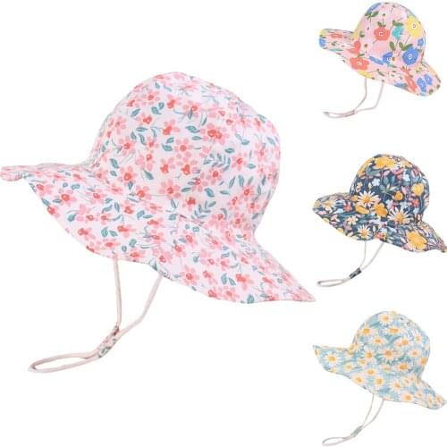 Girl Sunhat Hot Sale High Quality Baby Boys Girls Summer Sun Protection Hat Sunscreen Cap Hat Fishermans Hat For Dropshipping