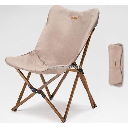 Aluminum alloy backrest folding chair portable outdoor leisure beach chair camping sketching chair