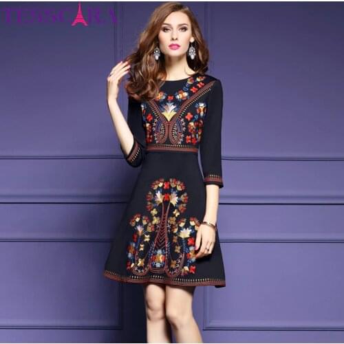 TESSCARA Muslim Dresses