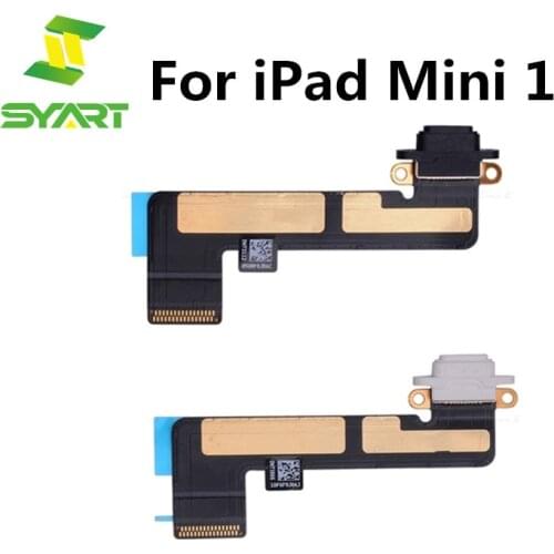 USB Charger Connector Port Plug Flex Cable For iPad Mini 1 Power Charging Dock Port Flex Repair Parts Black